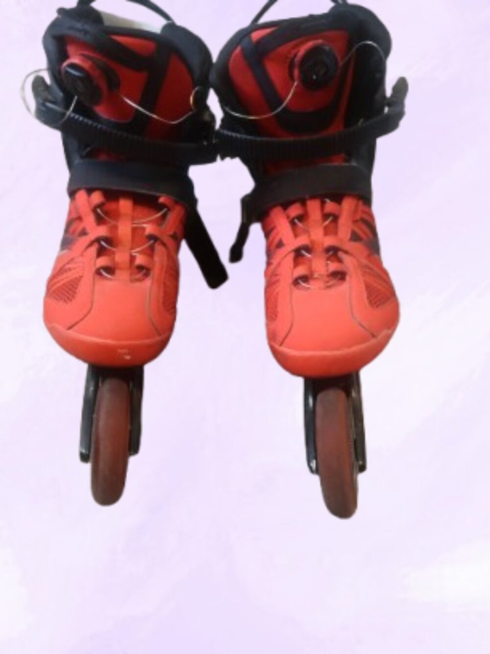 K2 men's v02 90 boa roller blades roller skates sports in red and black 11.5